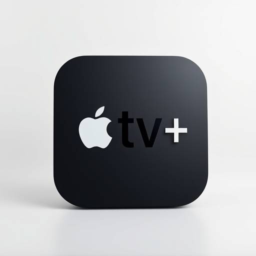 Apple TV+ streaming service logo