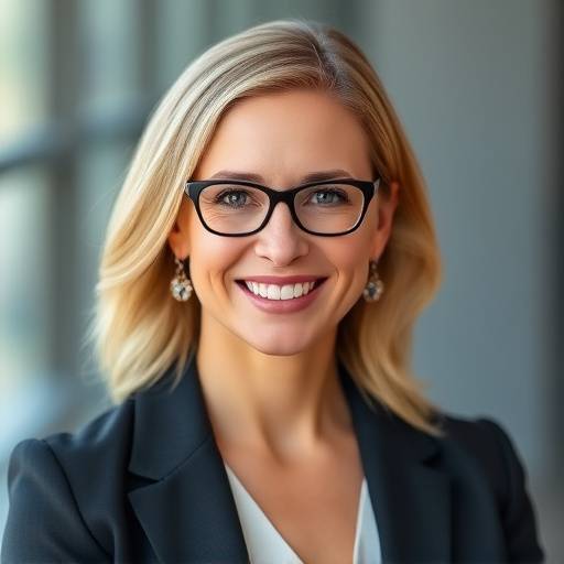 Professional headshot of Sarah Johnson, CEO of Location Masters